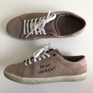 SAINT LAURENT Men’s ‘SL/06’ Suede Sneakers